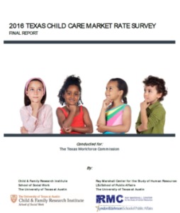 2016 Texas Child Care Market Rate Survey