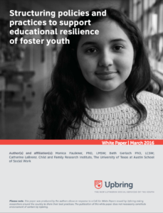 Foster Youth Educational Resilience Literature Review