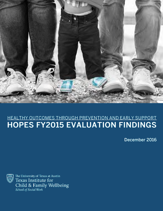 Hopes Fy2015 Evaluation Findings