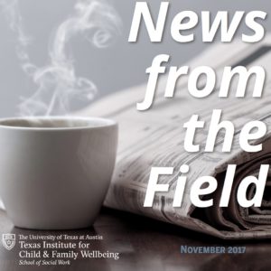 News from the field, Nov 2017