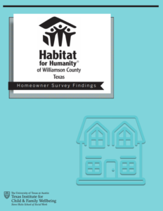 Habitat For Humanity Of Williamson County Texas: Homeowner Survey Findings