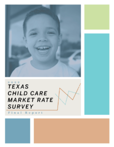 Texas Child Care Market Rate Survey cover